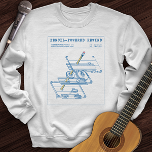 Cassette Rewind Diagram Crewneck