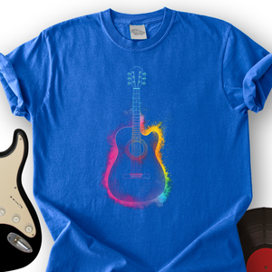 Colorburst Guitar T-Shirt