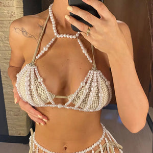 Beaded Bikini Set