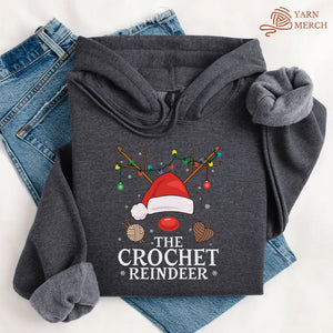 Crochet Reindeer Hoodie