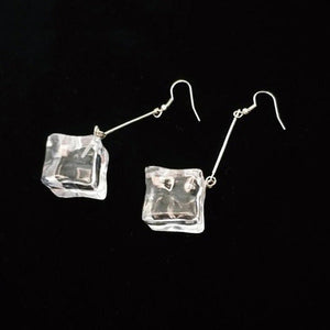 Ice Cube Drop Earrings