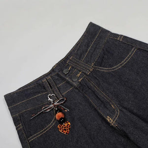 Rhinestone Detail Jeans