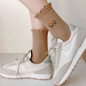 Sunflower Ruffles Socks