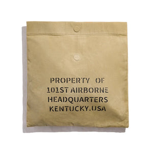 Waxed Canvas Clutch Bag