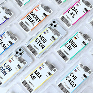 Boarding Pass IPhone Case