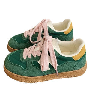 Saturday School Sneakers in Green