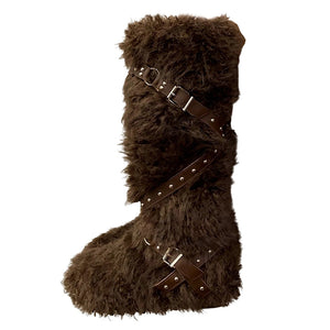 Moon Walk Furry Boots