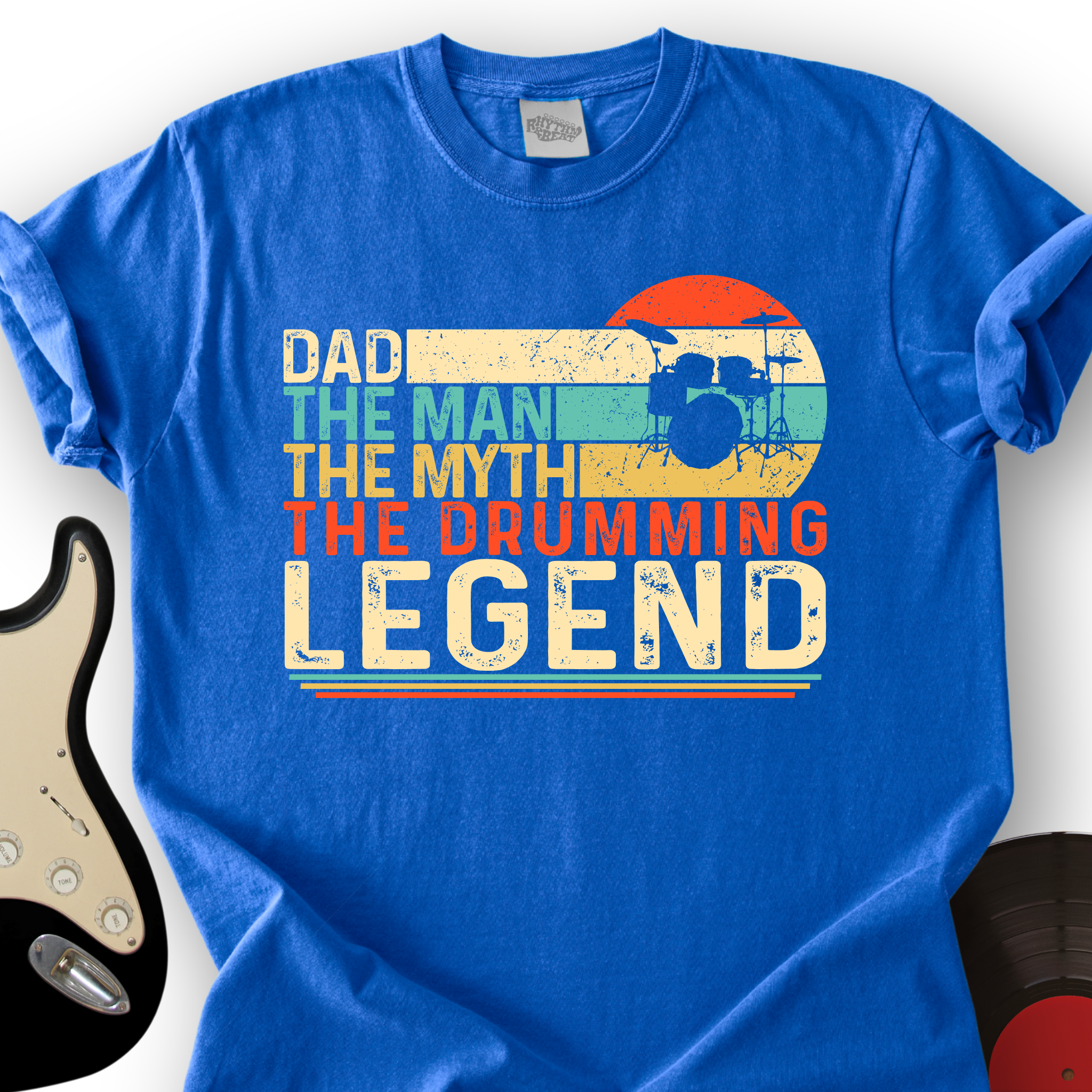 Drummer Legend Dad T-Shirt
