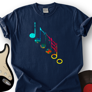 Colorful Music Notes T-Shirt