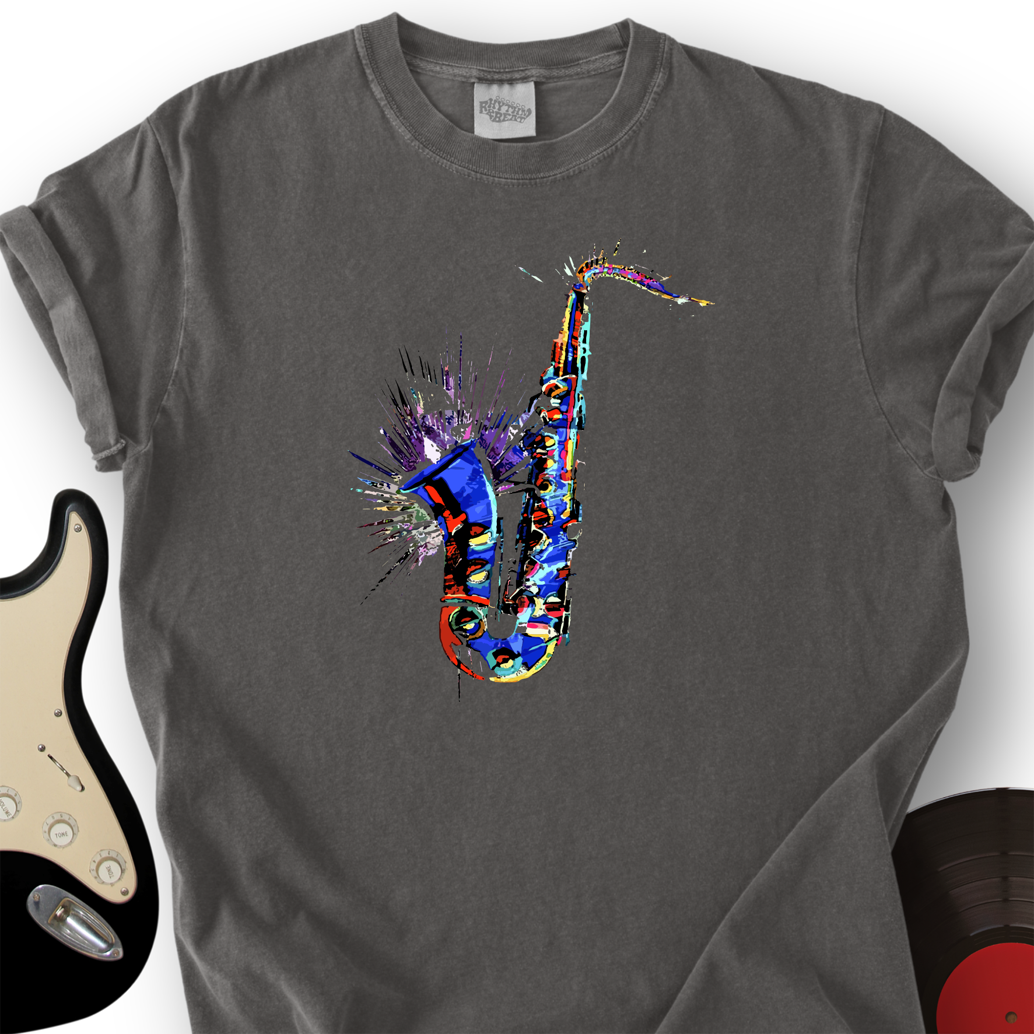 Blue Jazz Sax T-Shirt