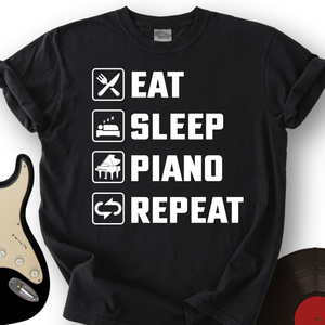 Eat, Sleep, Piano, Repeat T-Shirt