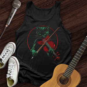 Black Cat Violin Tank