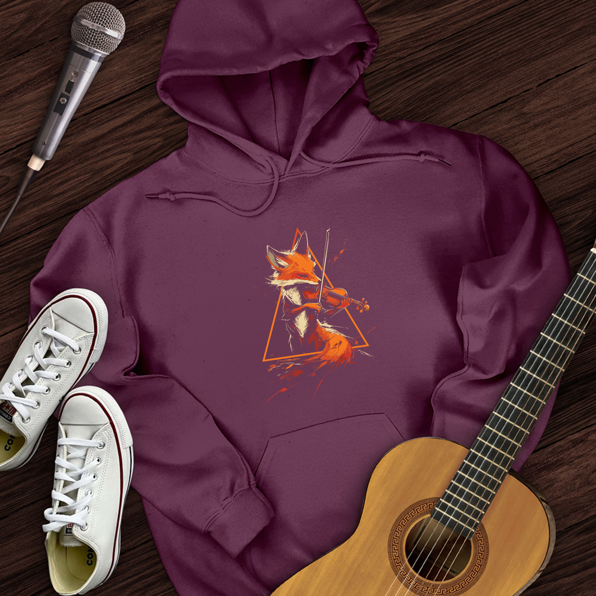 Fox Violin Hoodie
