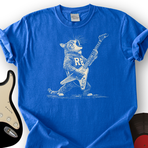 Engraved Rockstar Cat T-Shirt
