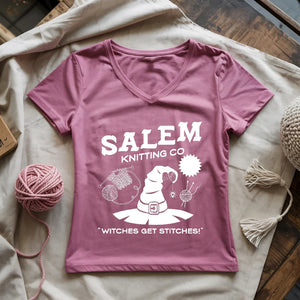 Salem Knitting Lady V-neck