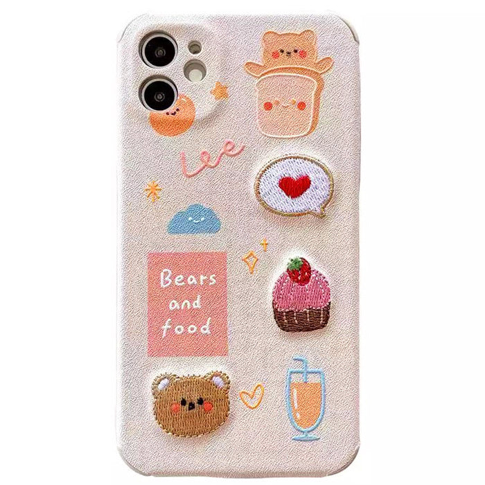 Bears & Food iPhone Case