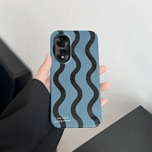 Blue Striped iPhone Case