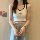 Casual Knitted Crop Top