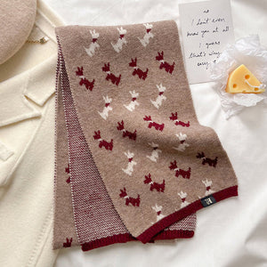 Christmas Knitted Scarf