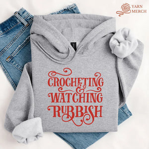 Crochet And Christmas Movie Hoodie