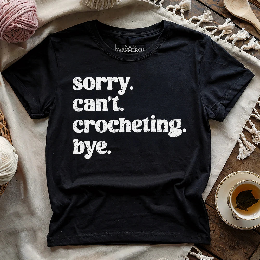 Crocheting. Bye T-shirt