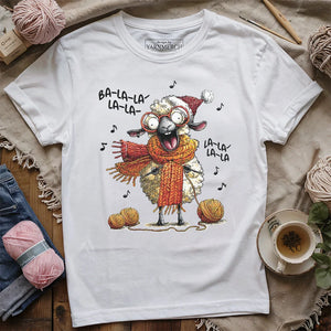Fa-la-la Knitting Sheep T-shirt