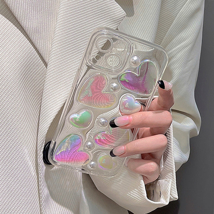 Heart Glitter iPhone Case
