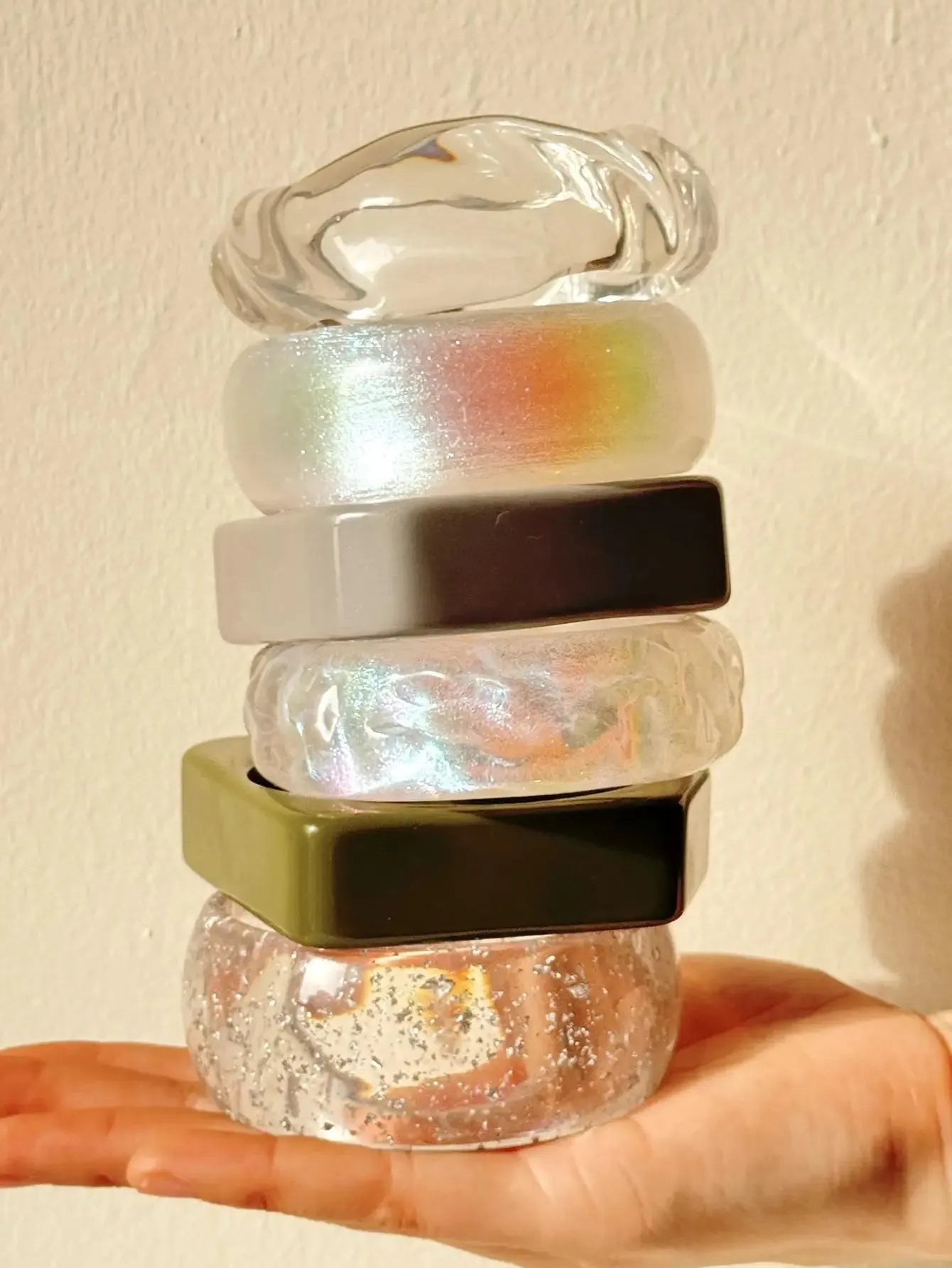 Pearl Chunky Resin Bracelet