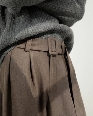Pleated Wide Pants