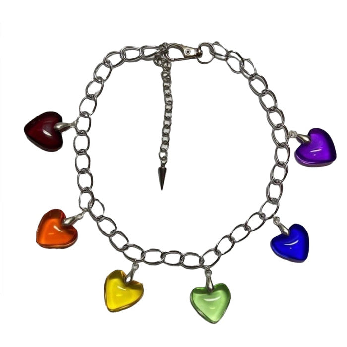 Rainbow Heart Necklace