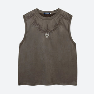 Sigilism Embroidered Sweater Vest