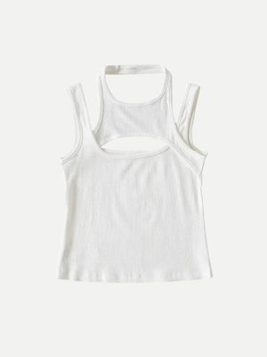 Sporty Asymmetric Tank Top