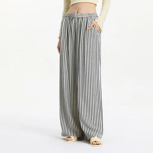 Striped Wide Leg Pants