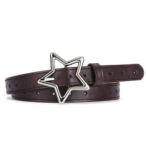 Y2K Pastel Star Buckle Belt