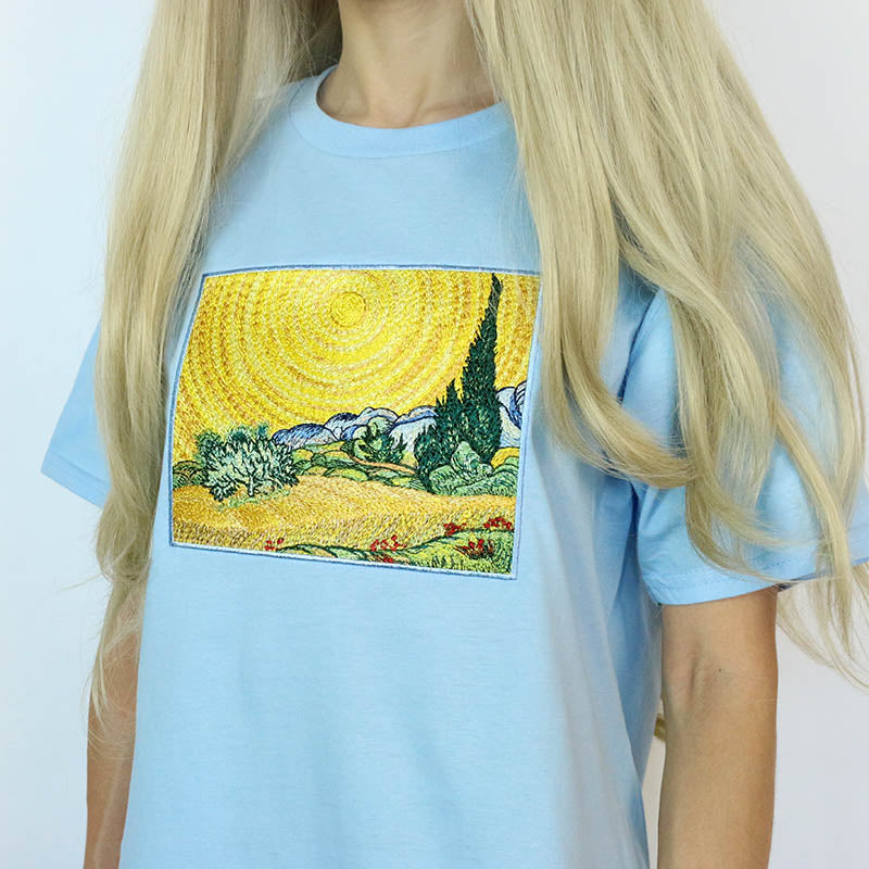Wheat Field with Cypresses Tee