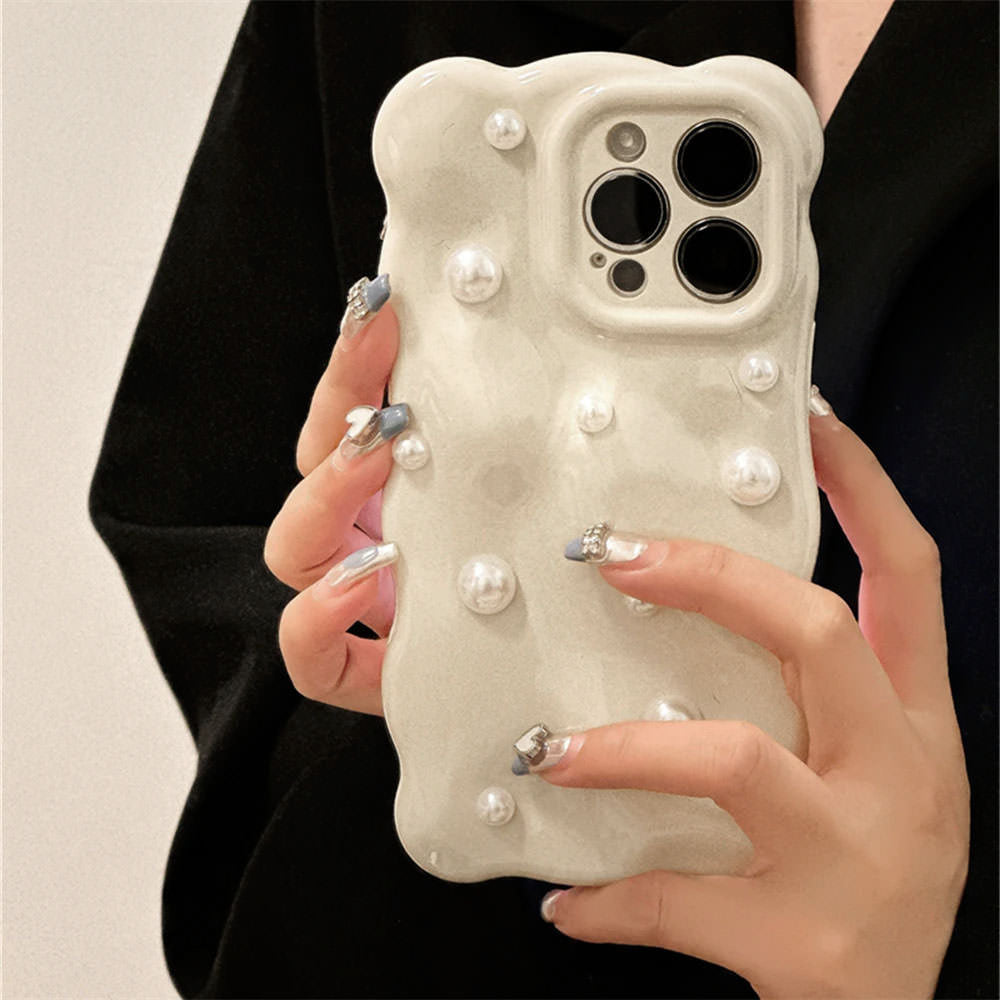 French Girl Pearl iPhone Case