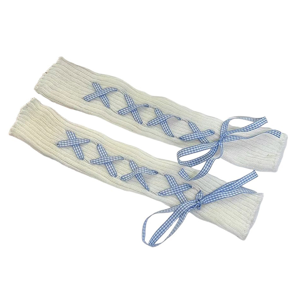 Balletcore Ribbon Leg Warmers
