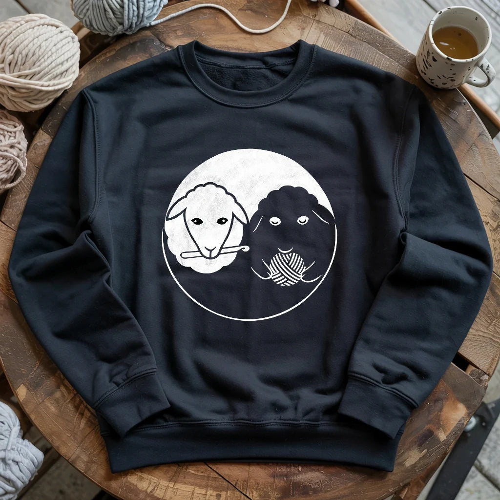 Black & White Sheeps Sweatshirt