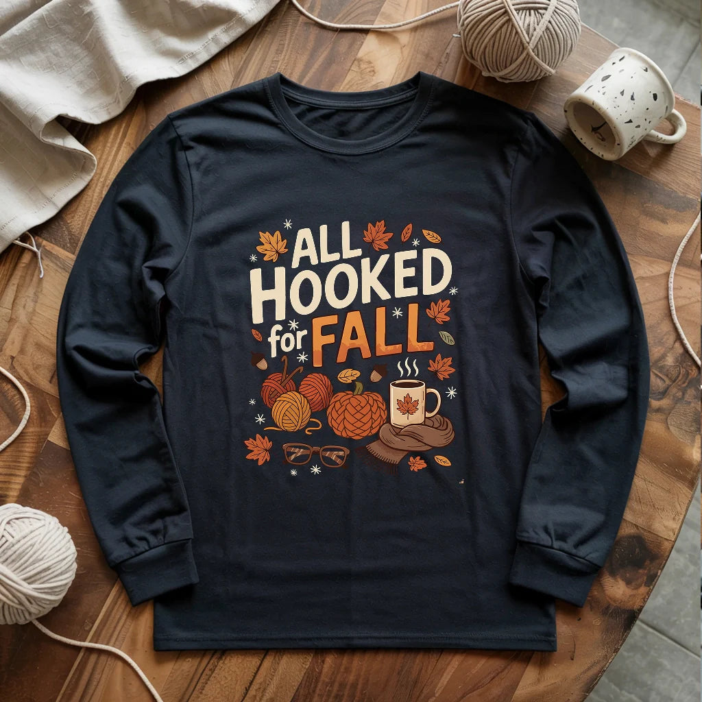 Hooked For Fall Long Sleeve T-shirt