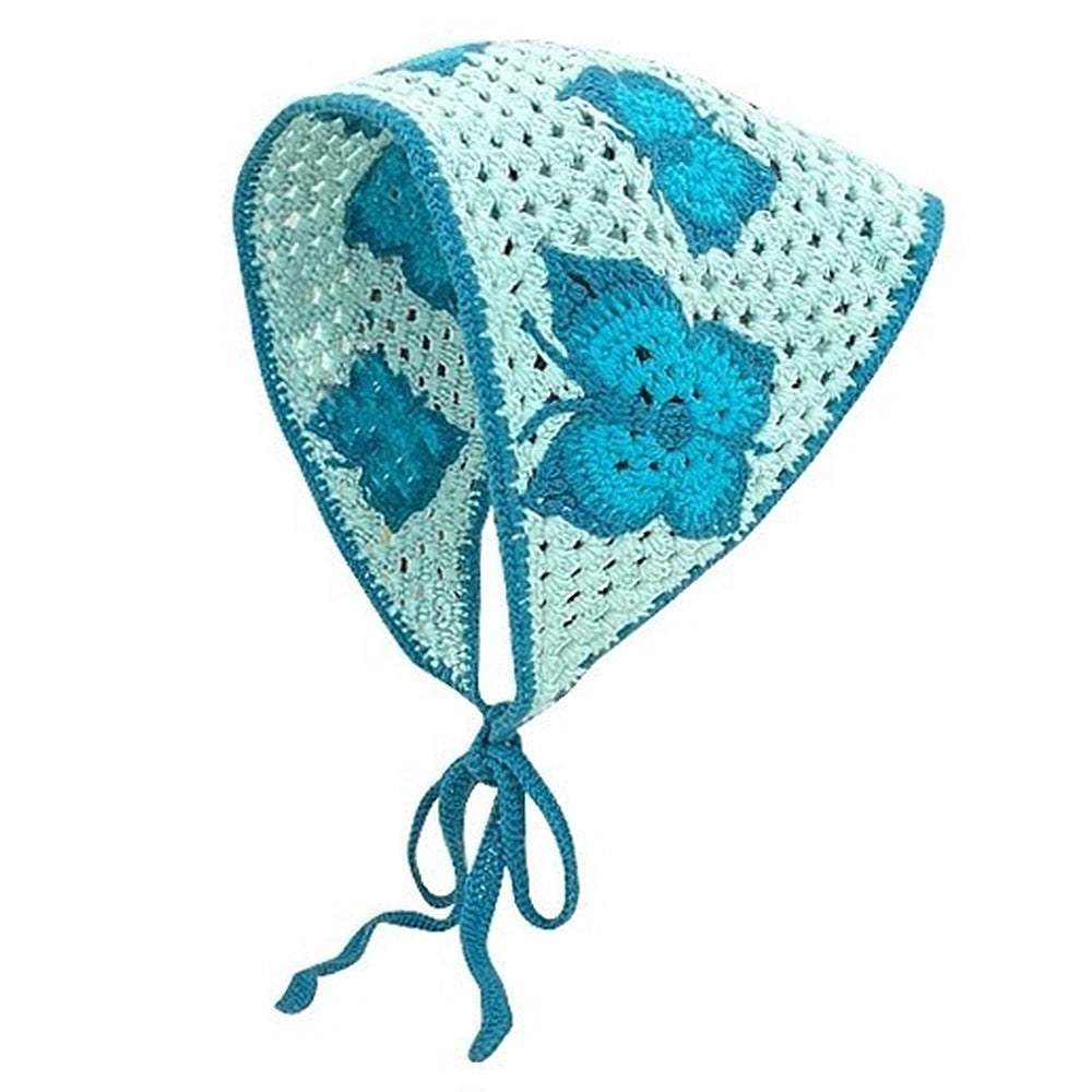 Butterfly Crochet Triangle Bandana
