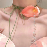Calla Lily Aesthetic Choker