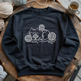 Cat And Yarn Sweatshirt