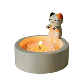 Cat Warming Paws Candle Holder