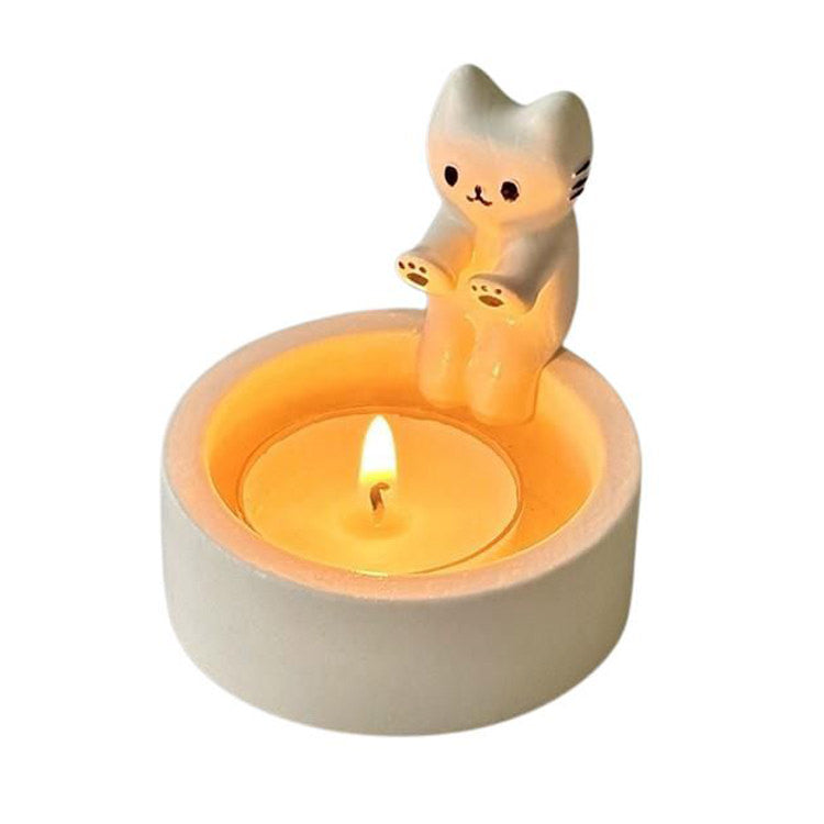 Cat Warming Paws Candle Holder