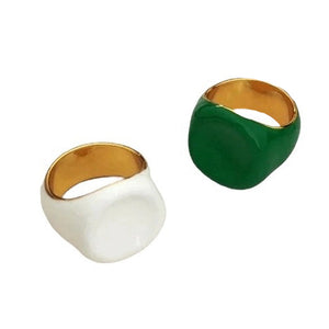 Chunky Enamel Ring