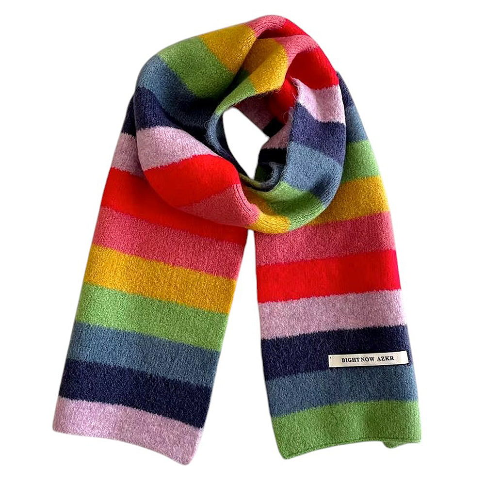 Colorful Striped Indie Kid Scarf