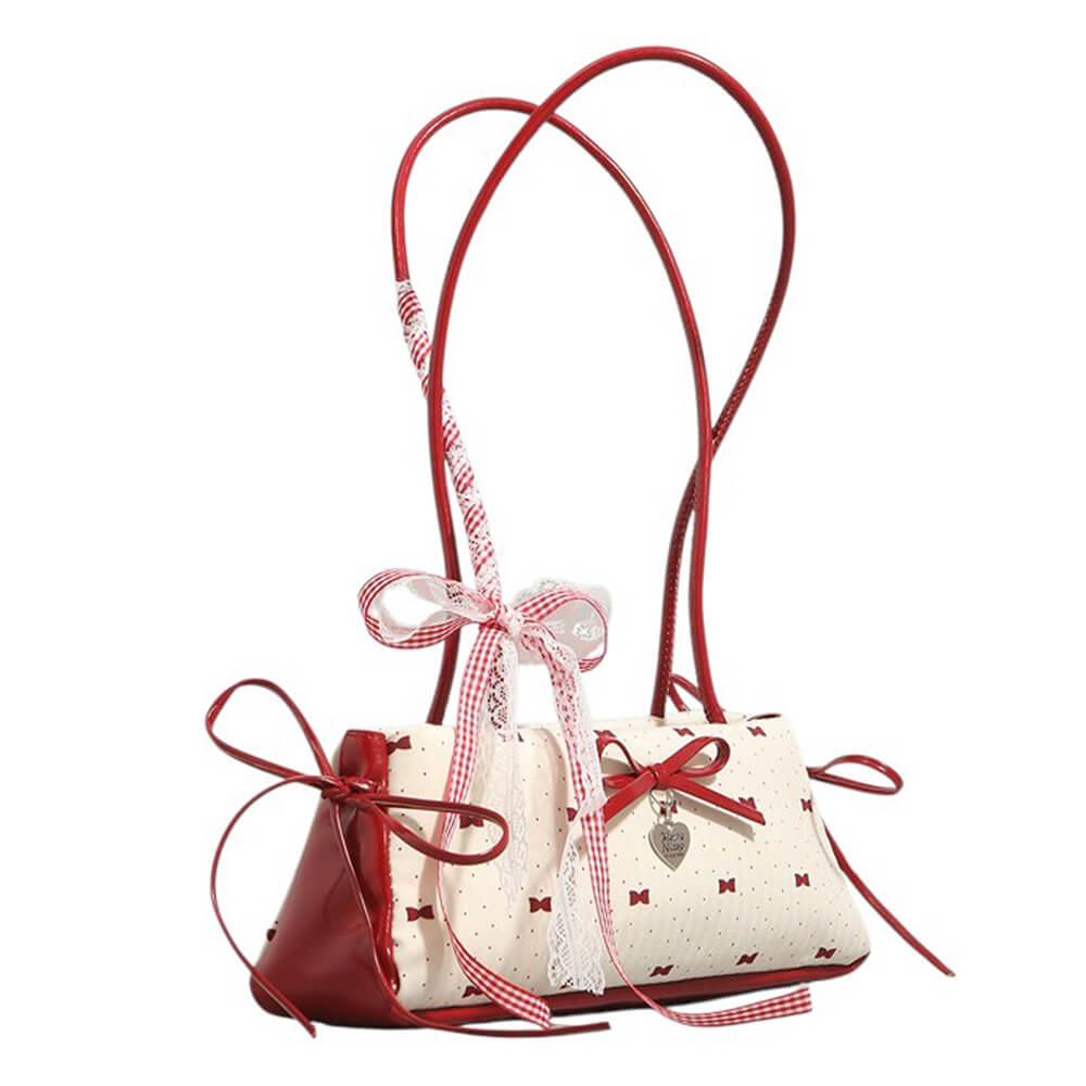 Coquette Charm Bow Shoulder Bag