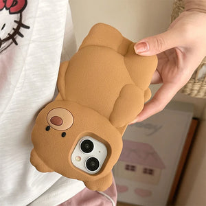 Cute Bear 3D iPhone Case