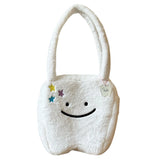 Cute Tooth Plush Tote