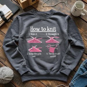 How To Knit Sweatshirt